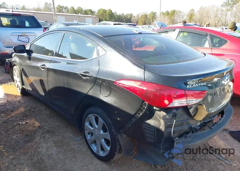 2013 Hyundai Elantra Gls from USA, damaged, VIN 5NPDH4AE1DH404879